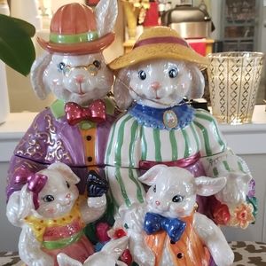 COPY - CHRISTOPHER RADKO RABBIT COOKIE JAR